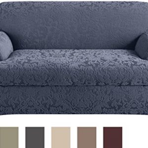 Surefit 40835 2 Peice Stretch Jacquard Damask T Cushion Chair,...